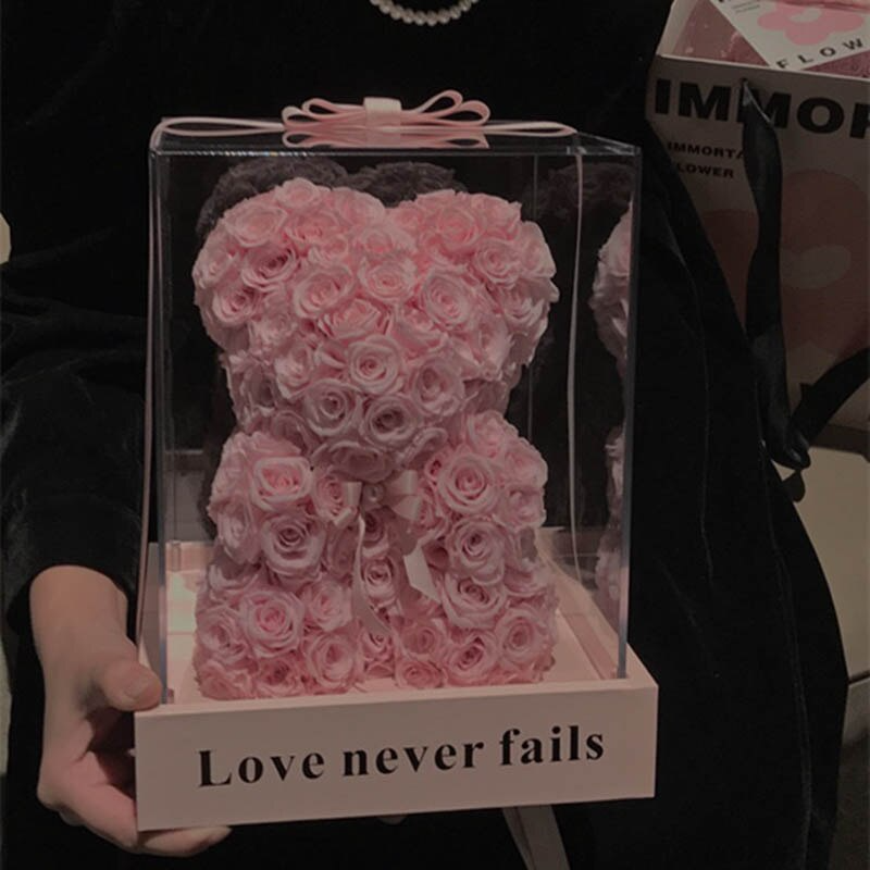 Tiffany Rose Bear With Crown