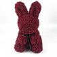Wine Red Rose Bunny