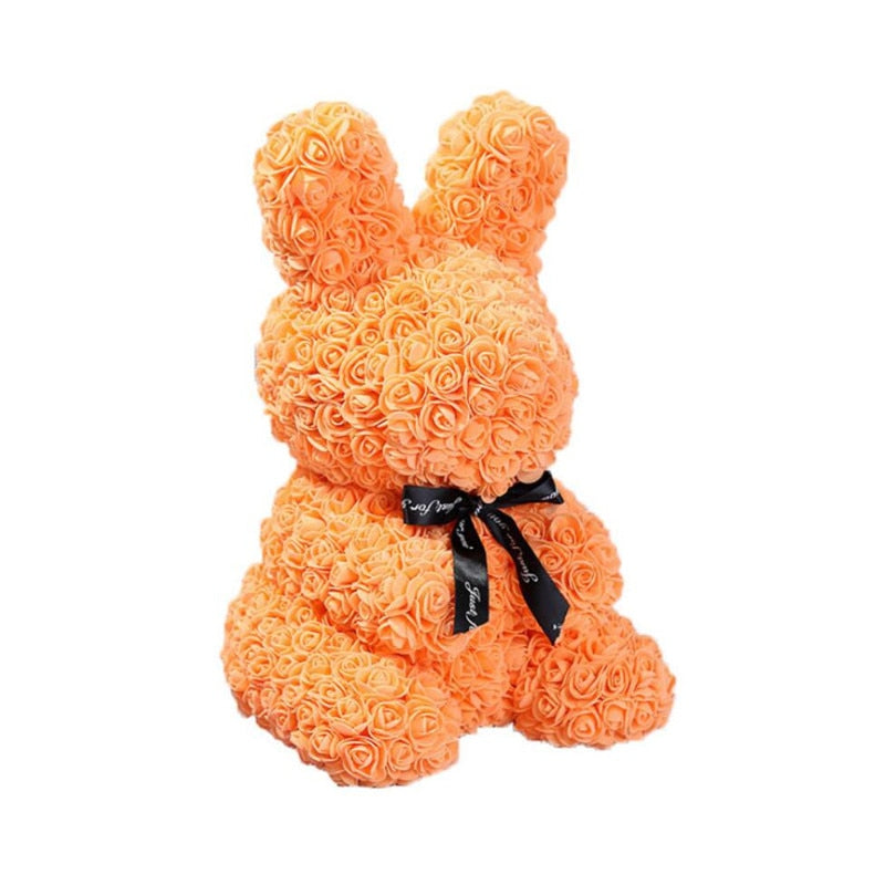 Orange Rose Bunny