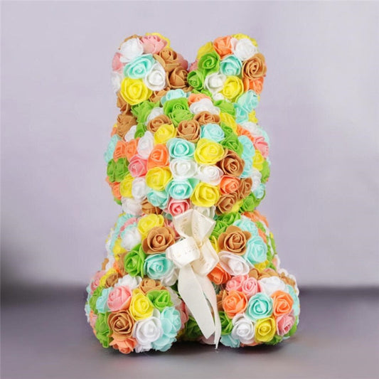 Multicolor Rose Bunny