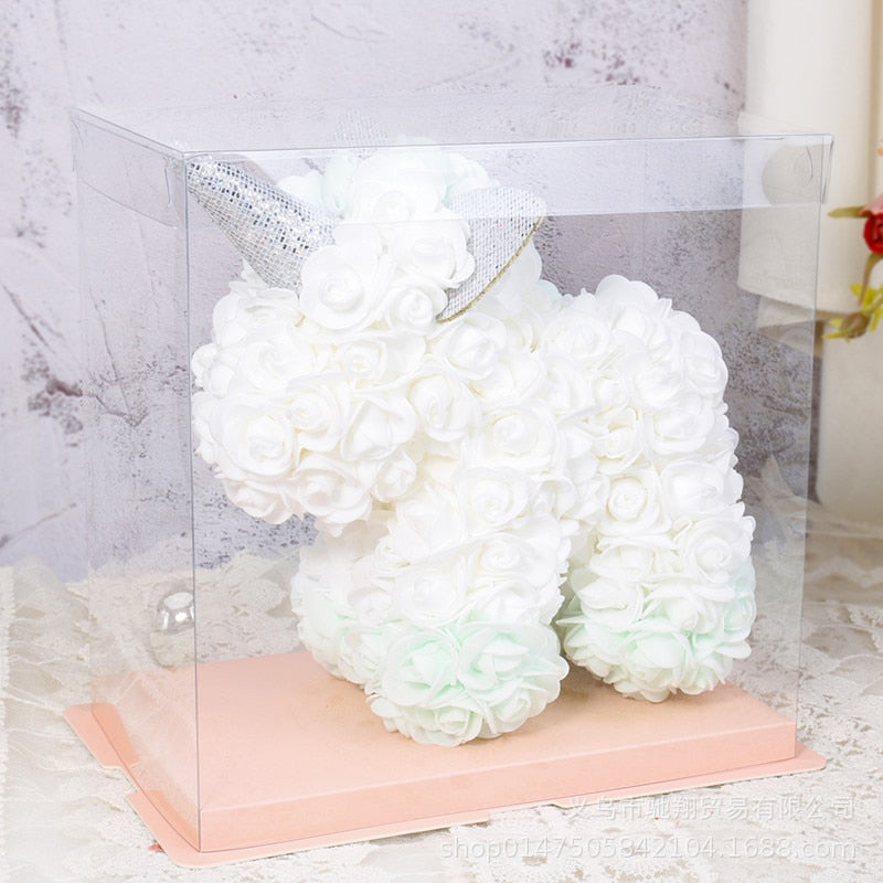 Simple White Rose Unicorn