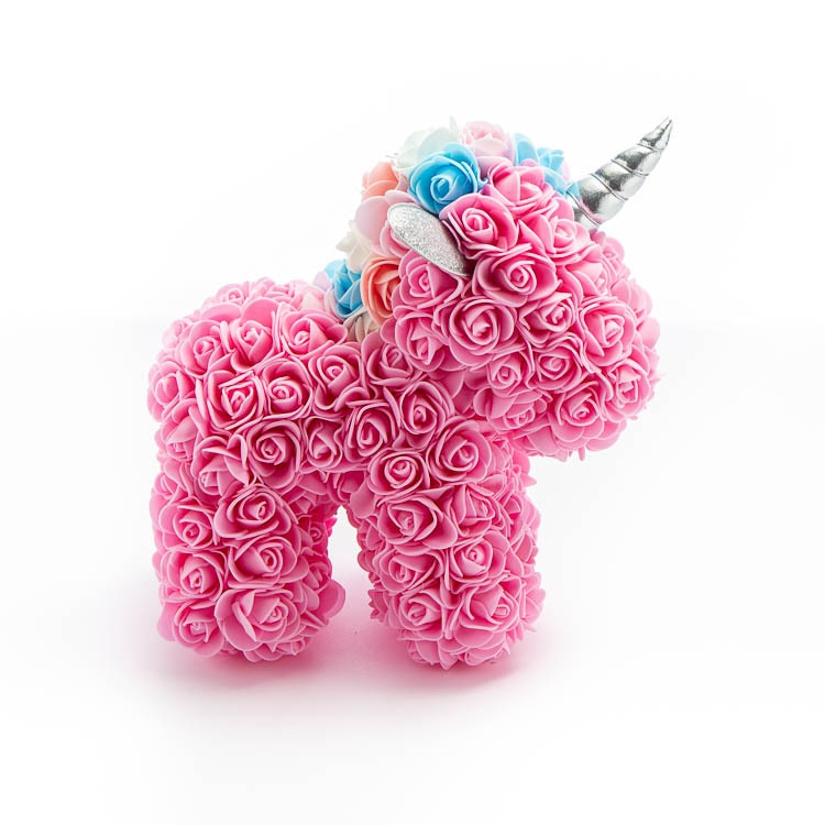 Pink Rose Unicorn
