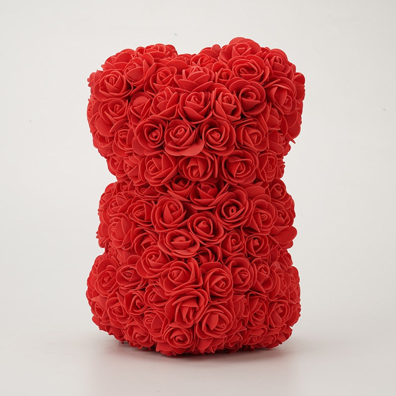 Rose Bears With Beautiful Ribbons
