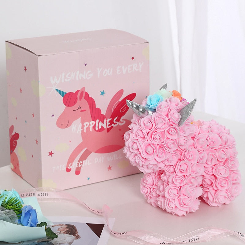 Colorful Rose Unicorns