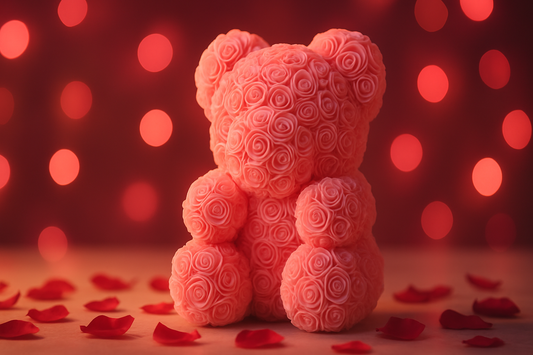 custom rose bear
