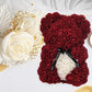Deep Red Rose Bear [USA Shipping]