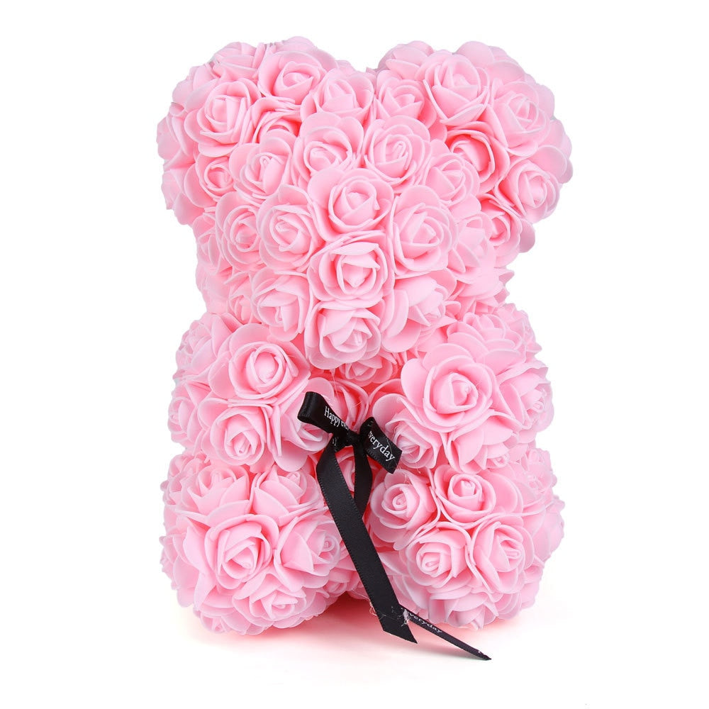 Light Pink Rose Bear