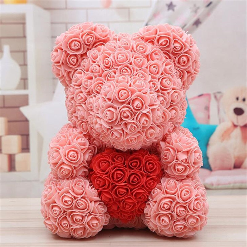 Rose Bears With Crown