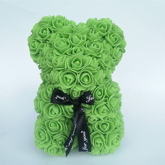 Green Rose Bear