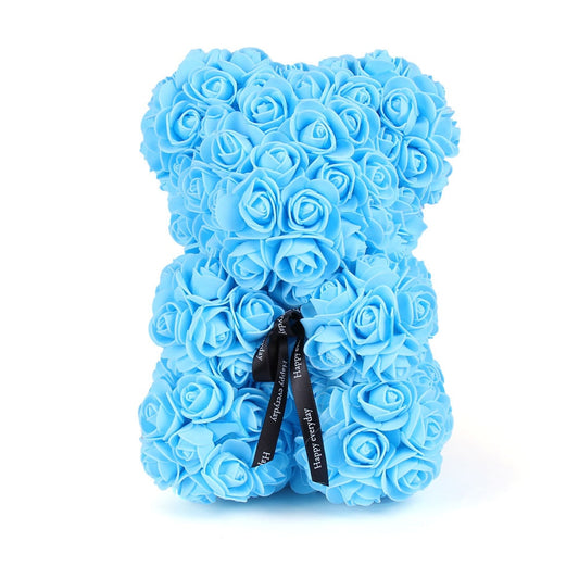 Blue Rose Bear